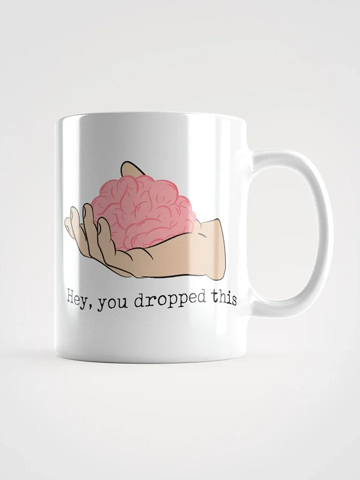 'Me? Sarcastic? Never.' White Glossy Mug product image (2)