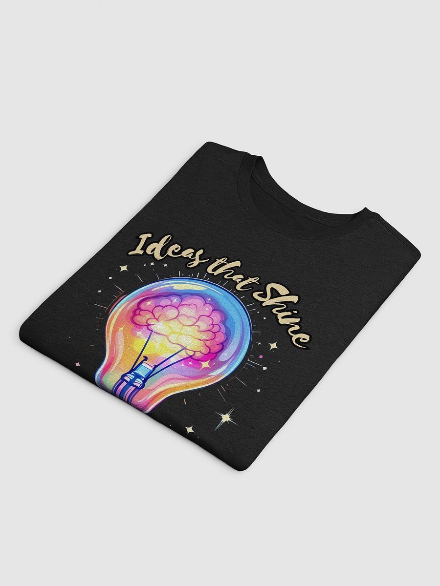 Radiant Minds T-Shirt - Bold Brain Lightbulb Tee for Creative Thinkers - Vibrant Art Shirt product image (4)