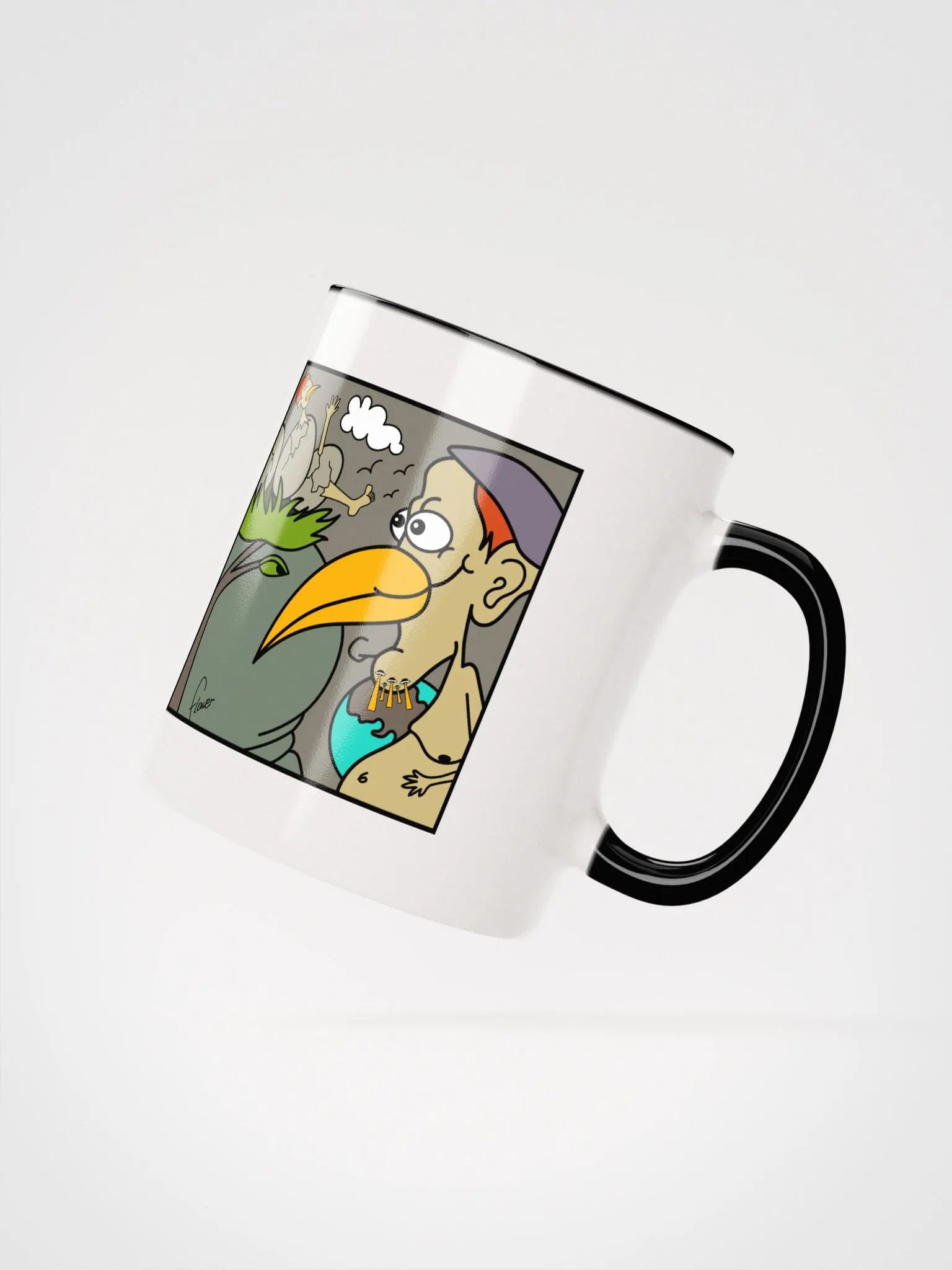 Bird Man Coffee Mugs product image (2)