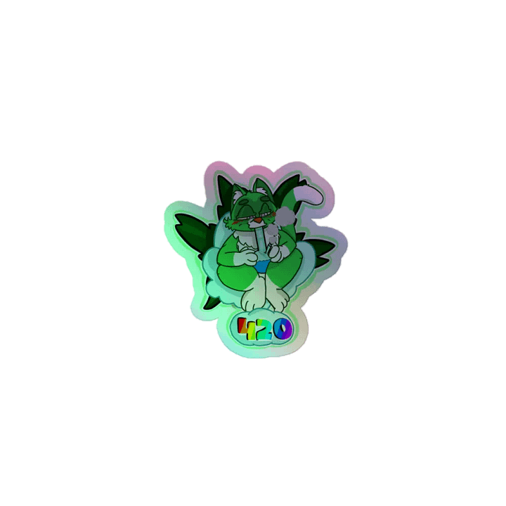 d20 420 Holo Sticker product image (1)