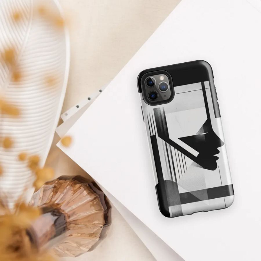 Abstract Persona 003 (Black) (Iphone Tough Case) product image (5)