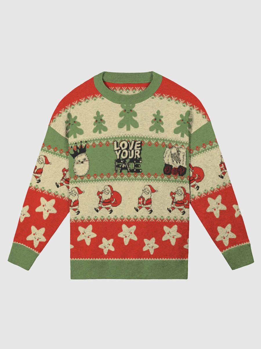 Love Your Face Ugly Christmas Sweater product image (1)