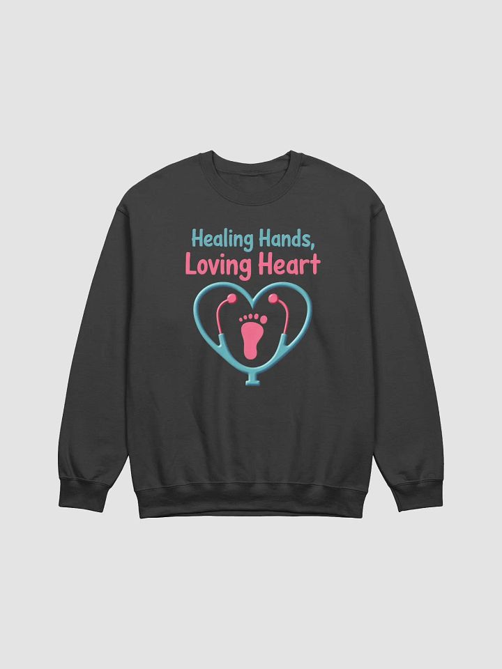 Healing Hands, Loving Heart Crewneck Sweatshirt product image (2)