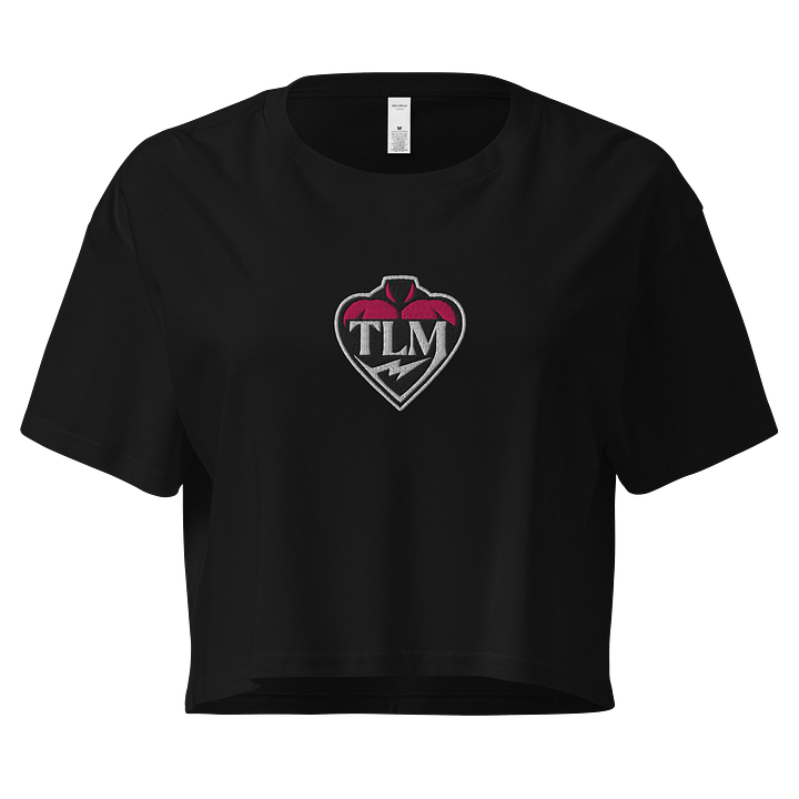 TLM Love Muscle “Crest Crop” Women’s Tee (Embroidered) product image (1)