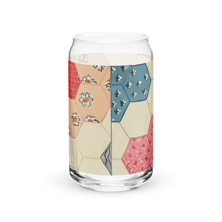 HexaQuilt. 16oz. Glass Tumbler product image (6)