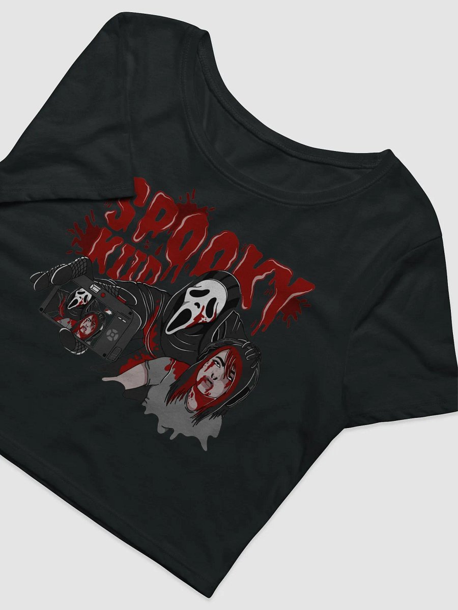 Vintage Bloody Ghostface Crop Top product image (3)