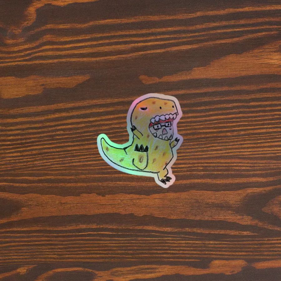 Kotasaurus Holo Sticker product image (3)
