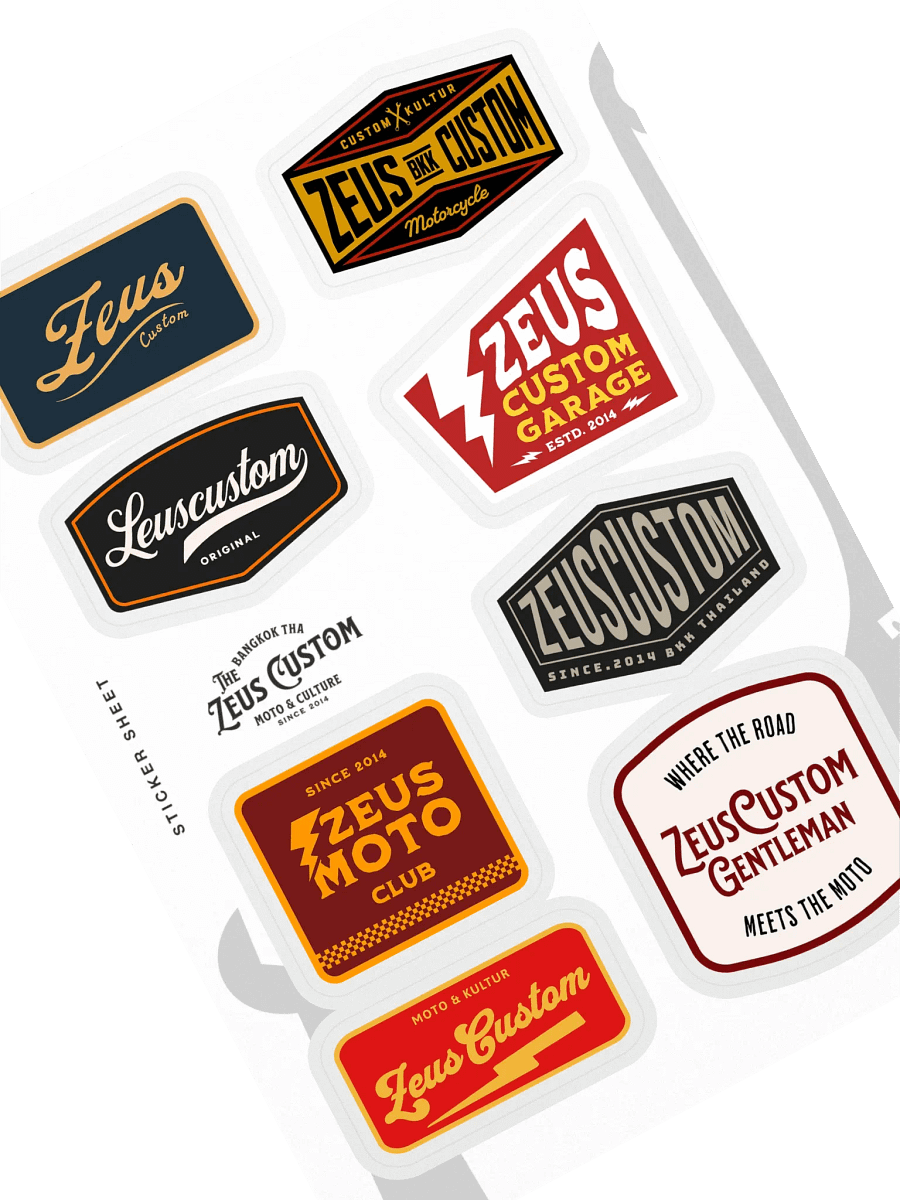 Zeus Custom Sticker Sheet product image (1)
