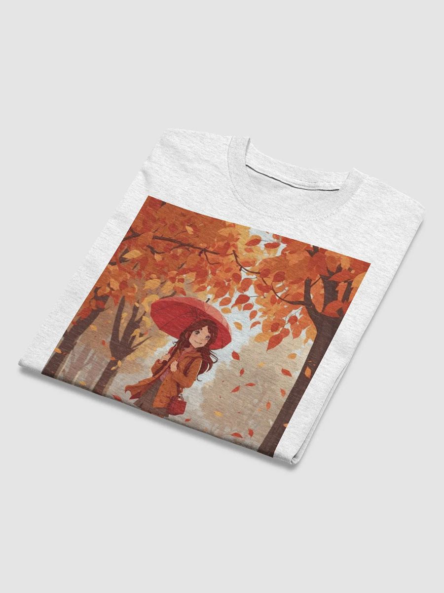 Autumn Stroll Red Umbrella T-Shirt product image (27)