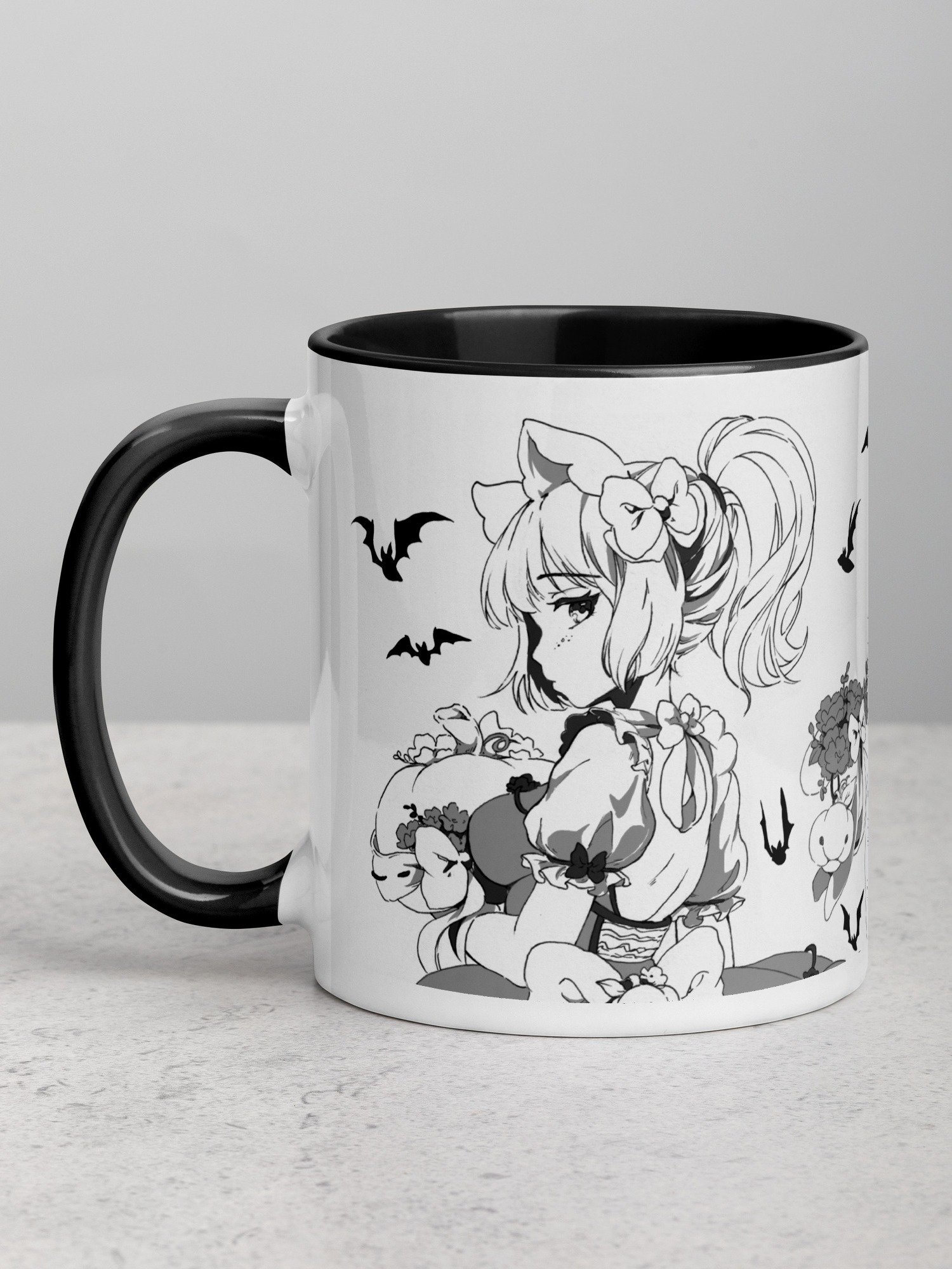 Fall 2025 ♥Pumpkabell♥ Waifu Mug [GOTH EDITION] product image (1)