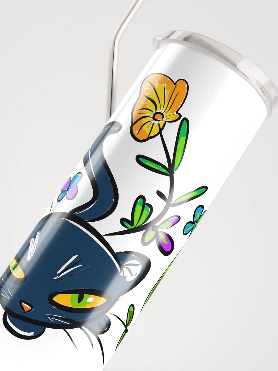 Panther Cat Garden Stainless Steel Tumbler product image (4)