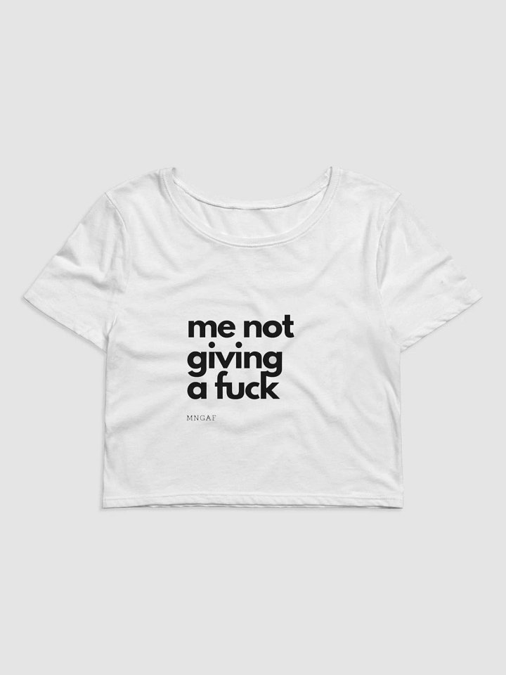Not giving a fuck crop top product image (2)