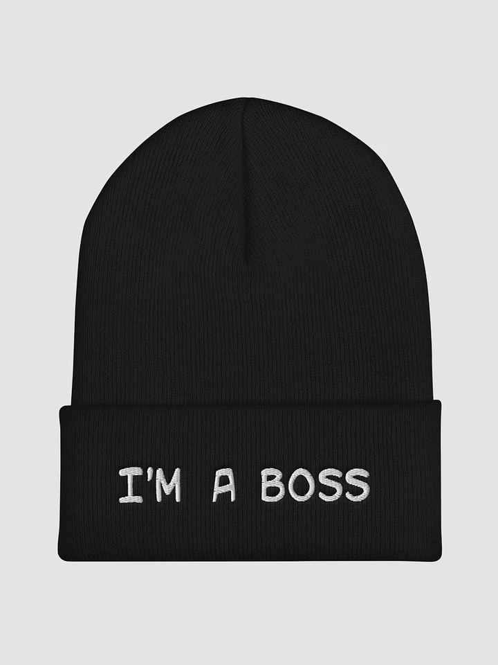 I'M A BOSS BEANIE product image (1)