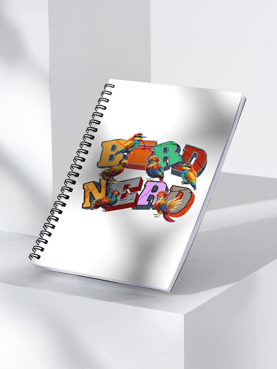 Bird Nerd Avian Alphabet Spiral Notebook product image (2)