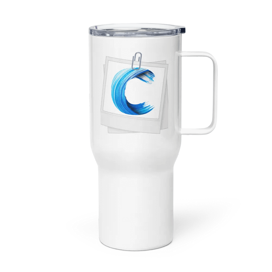 C - Brushstroke Travel Mug product image (4)