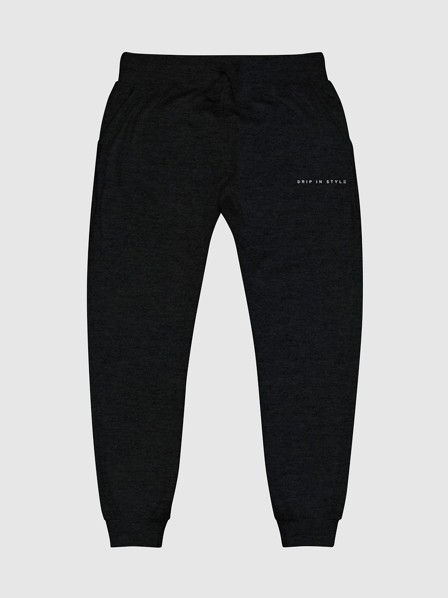 DRIP IN STYLE UNISEX FLEECE SWEATPANTS - BLACK product image (1)