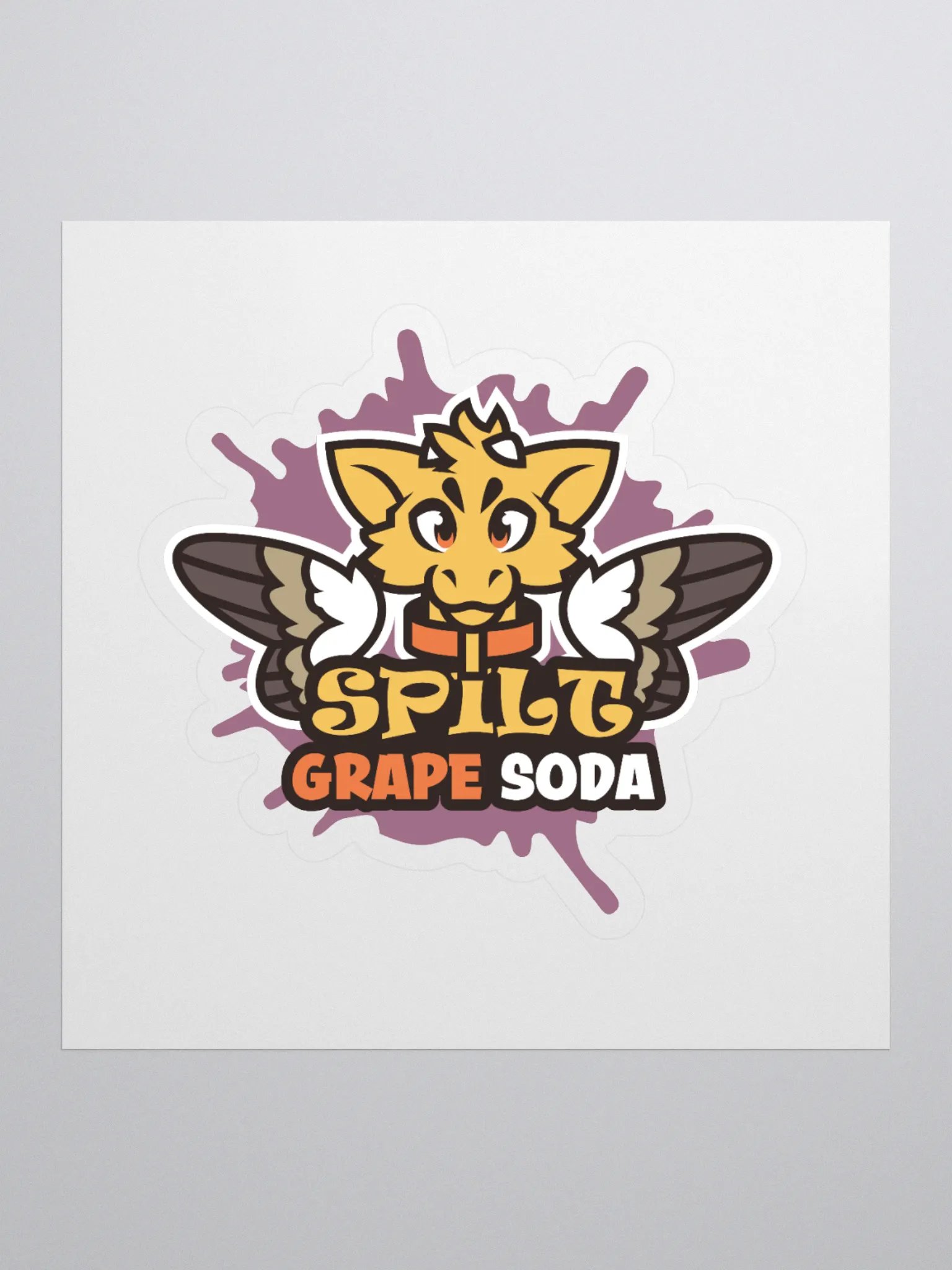 SpiltGrapeSoda Logo Sticker product image (1)