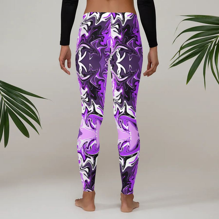 Purple Swirl Leggings product image (5)