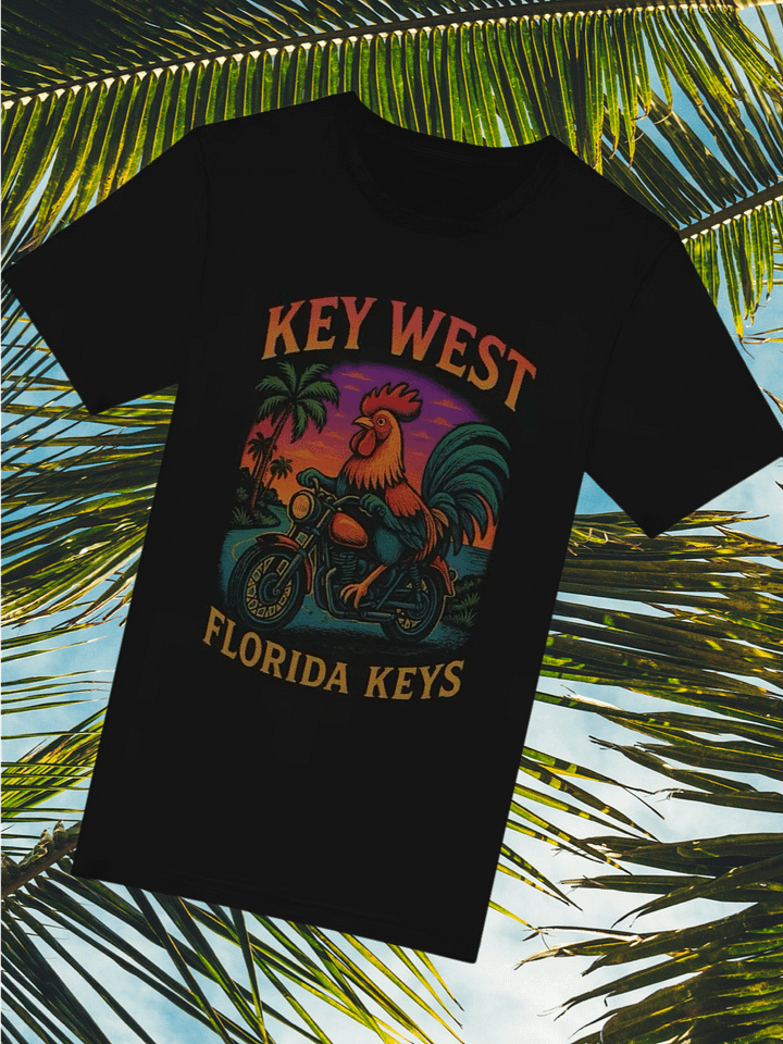 Key West Rooster Rider Ultra-Soft Paradise Tee product image (1)