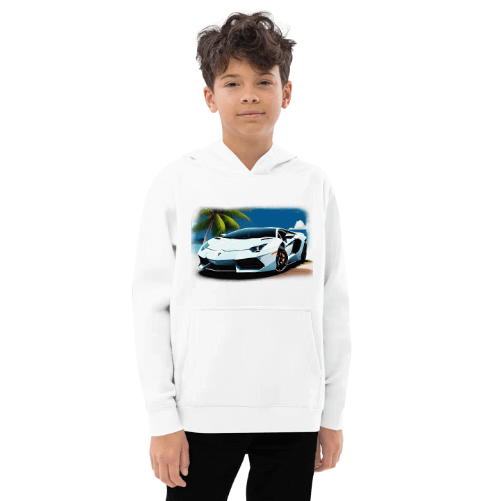 Car Pullover Fleece Hoodie product image (1)