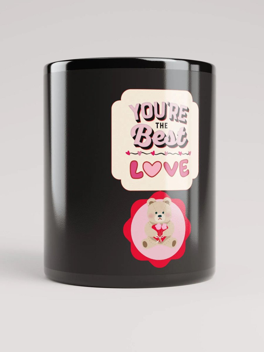 Teddy Love Black Glossy Mug (Best gift for Females) product image (5)
