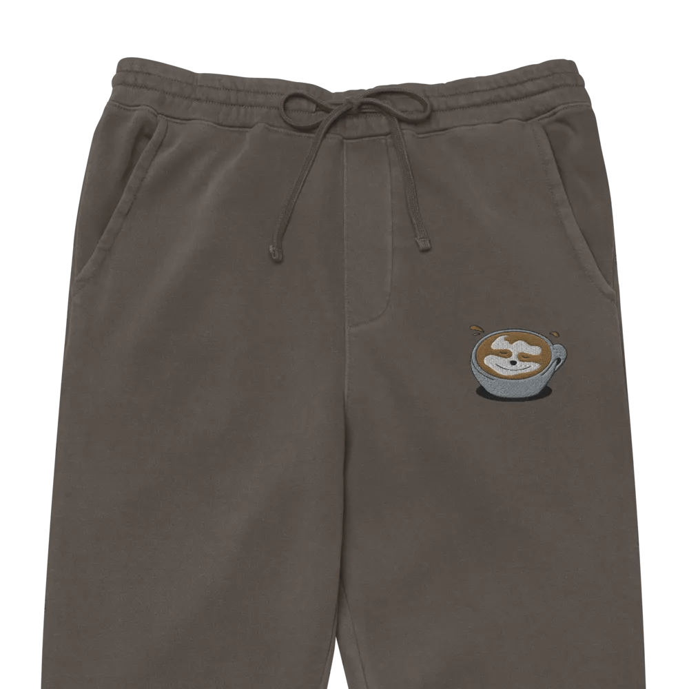Coffee Embroidered Sweatpant product image (1)