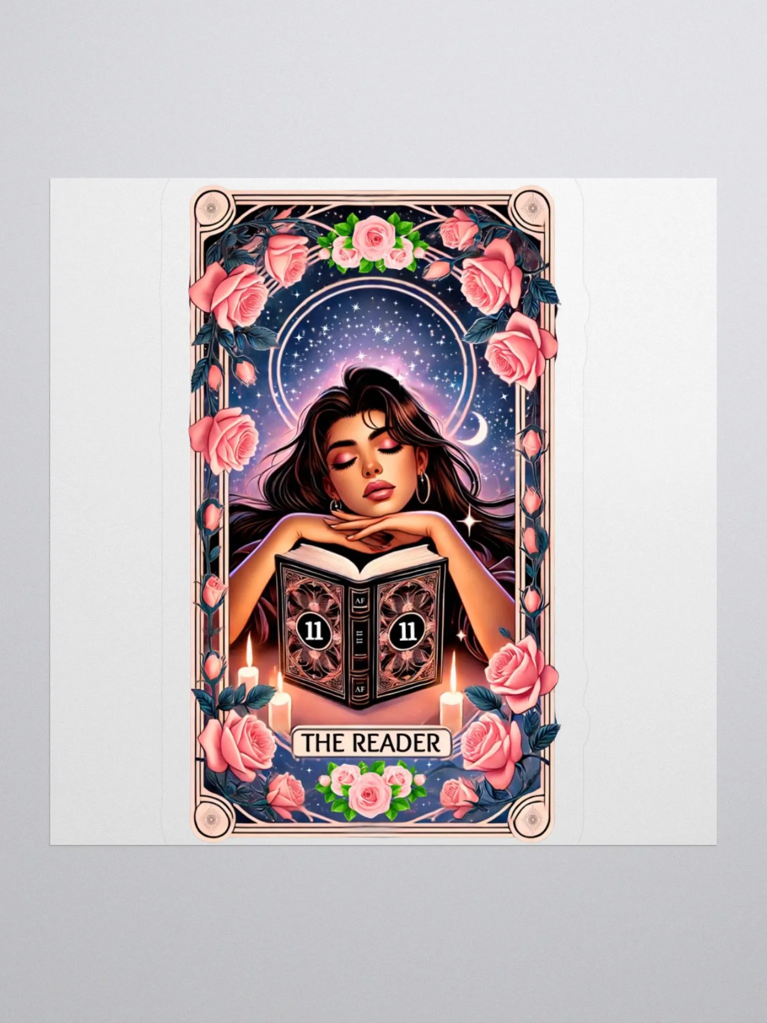 The Reader Tarot Card Sticker product image (1)