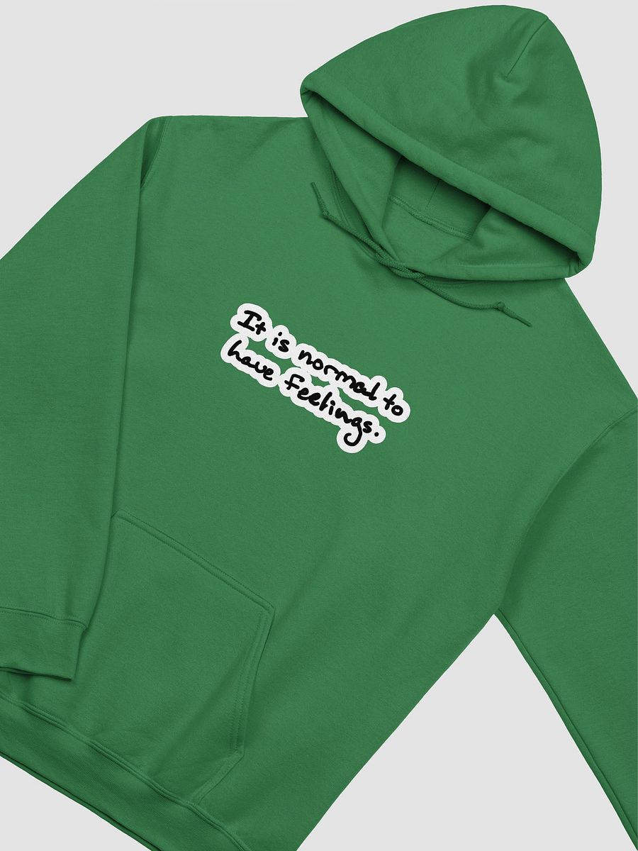 It is normal to have feelings. (bubble design) classic hoodie product image (37)