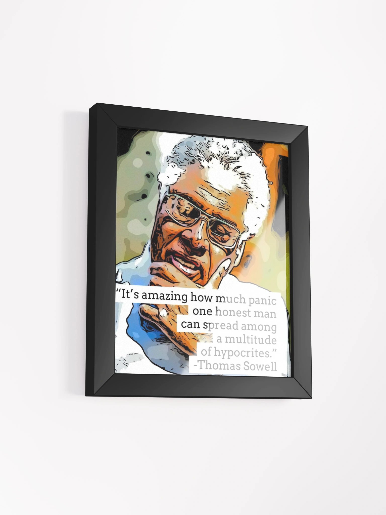 “One Honest Man” — Thomas Sowell Art Print (Framed) product image (3)