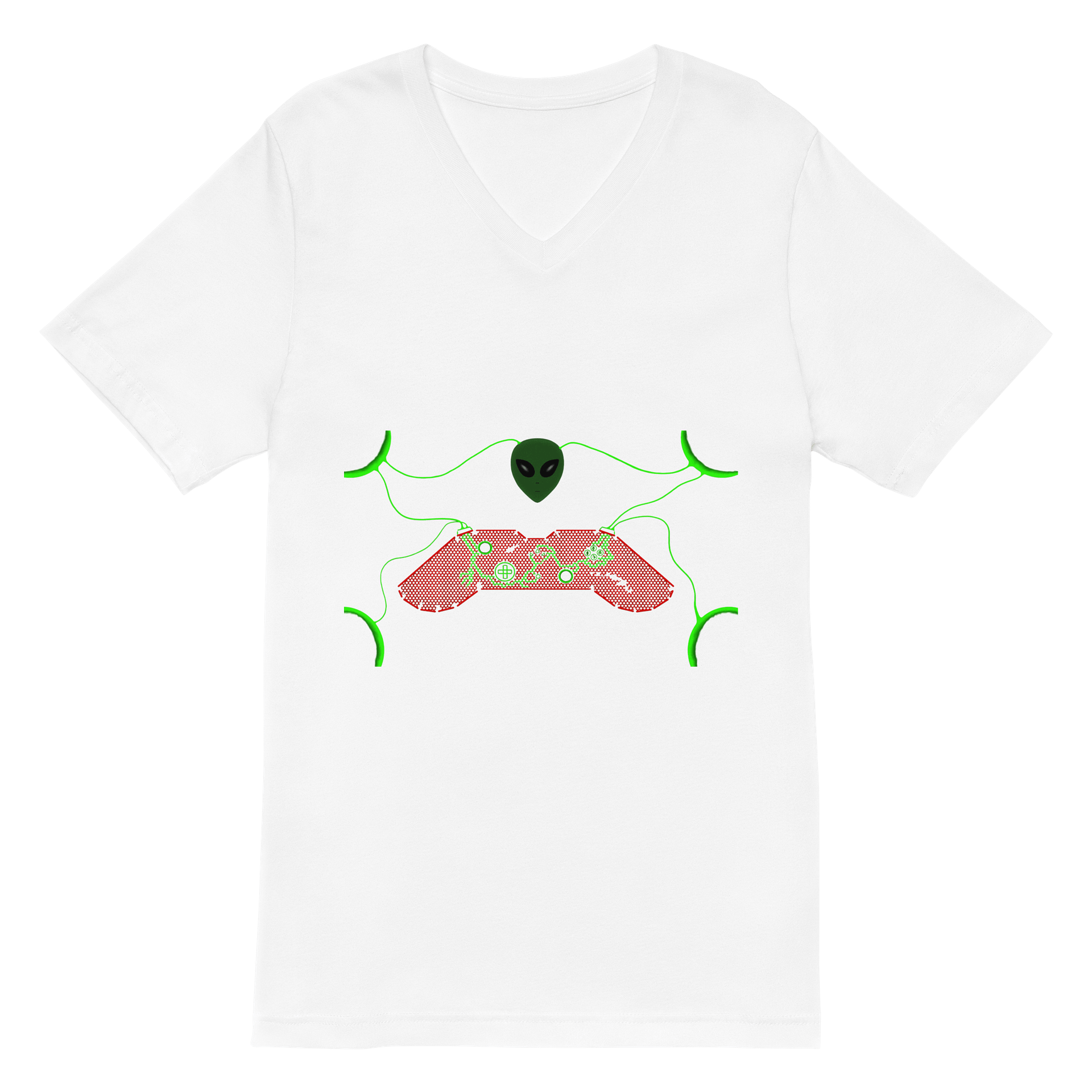 Galactic Alien V-Neck Tee product image (2)