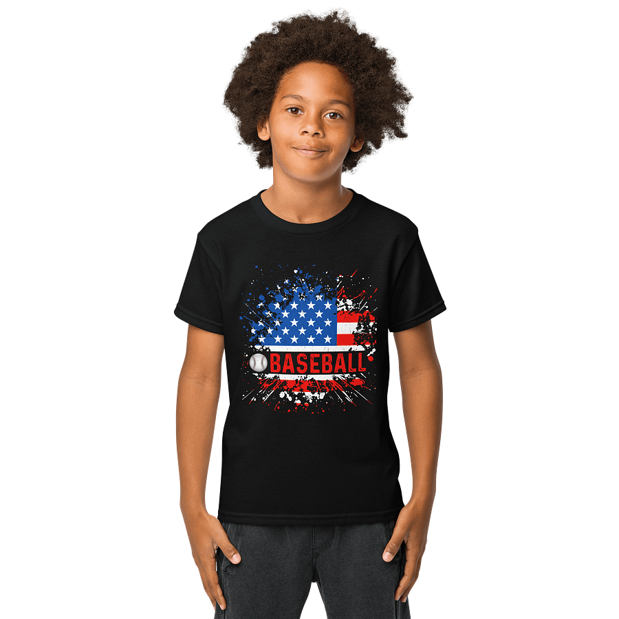 American Baseball Explosion T-Shirt product image (1)