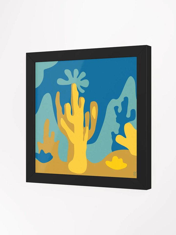 Ocean's Artistry Framed Poster - Abstract Landscape No. 6 product image (17)