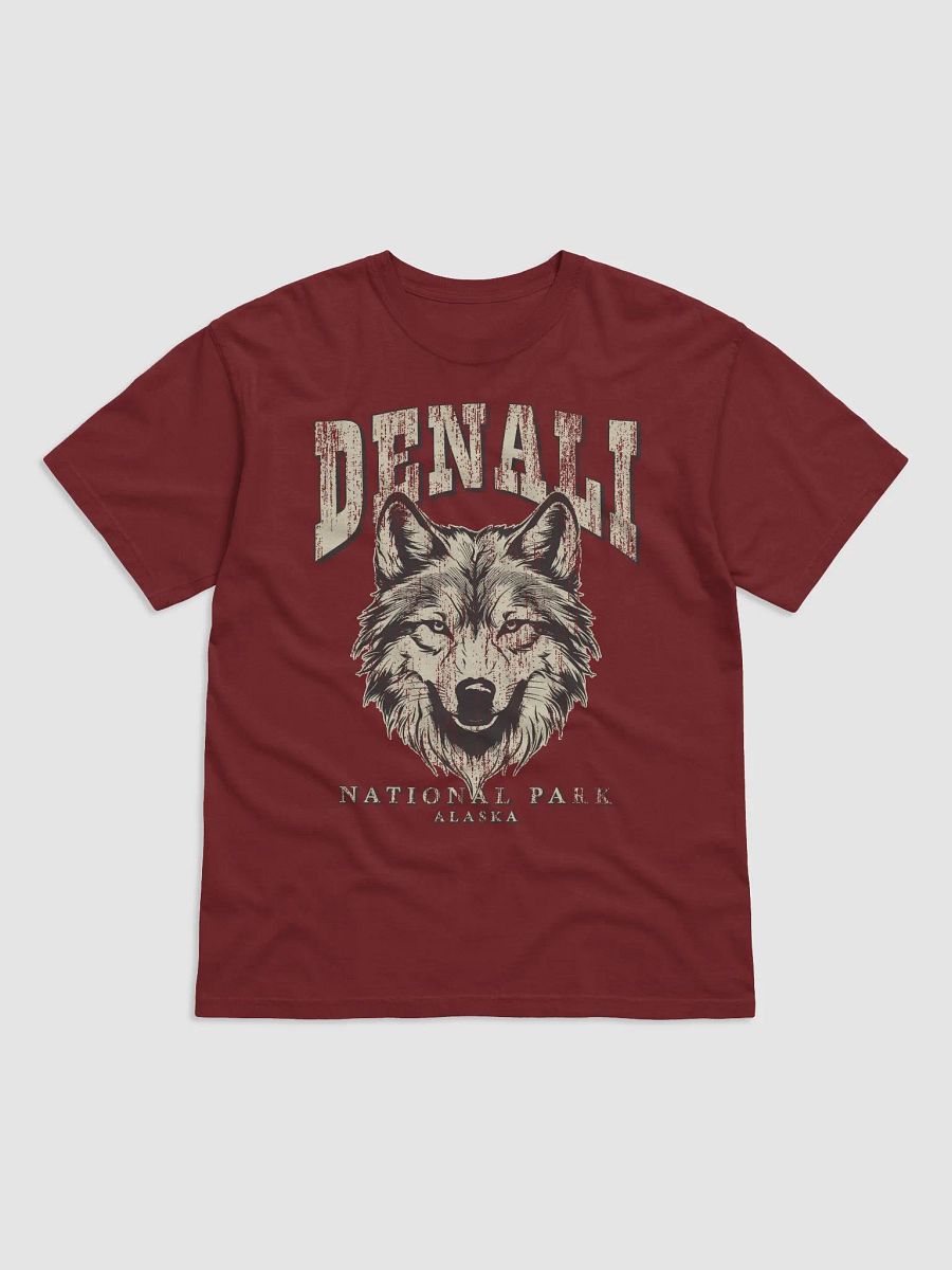 Denali National Park, Alaska Tee | Vintage-Style Grunge Western Shirt with a Wolf's Head product image (12)