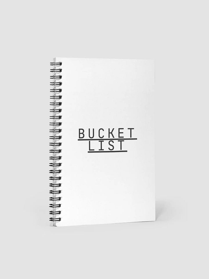 Bucket List Spiral Notebook product image (1)