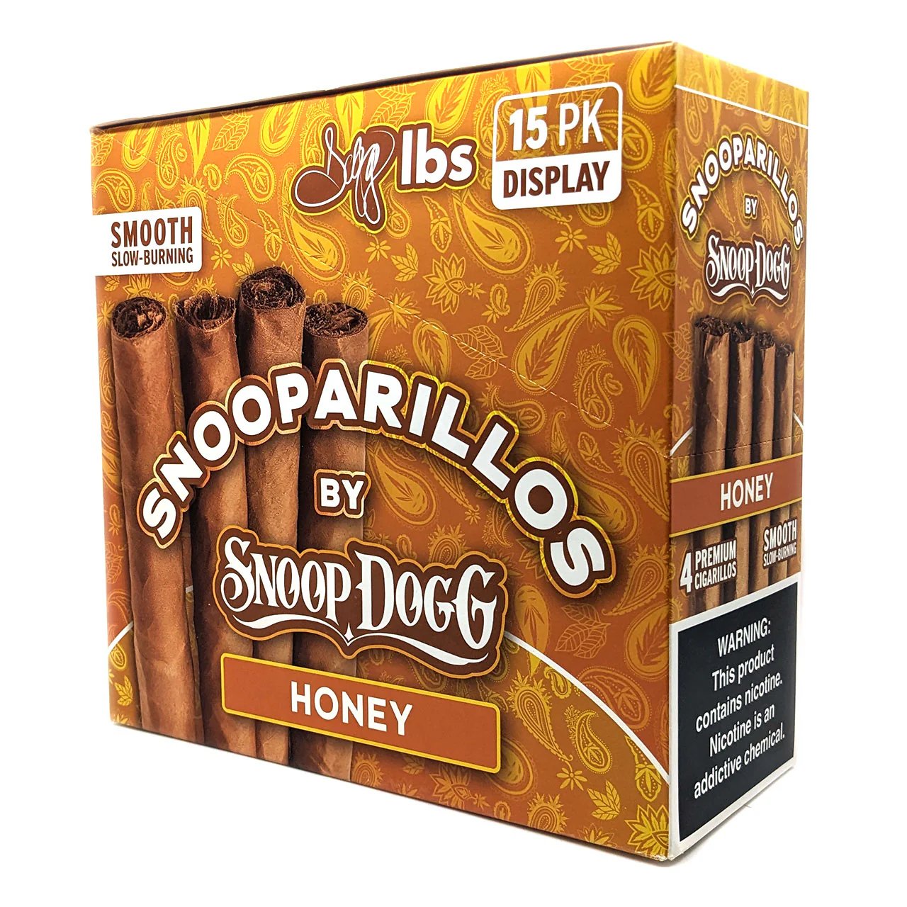 Snooparillos Slow Burning Cigarillos 4-Pack - Display of 15 product image (2)