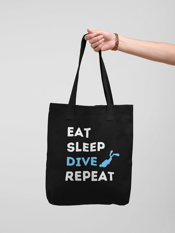Eat Sleep Dive Repeat Tote Bag product image (1)
