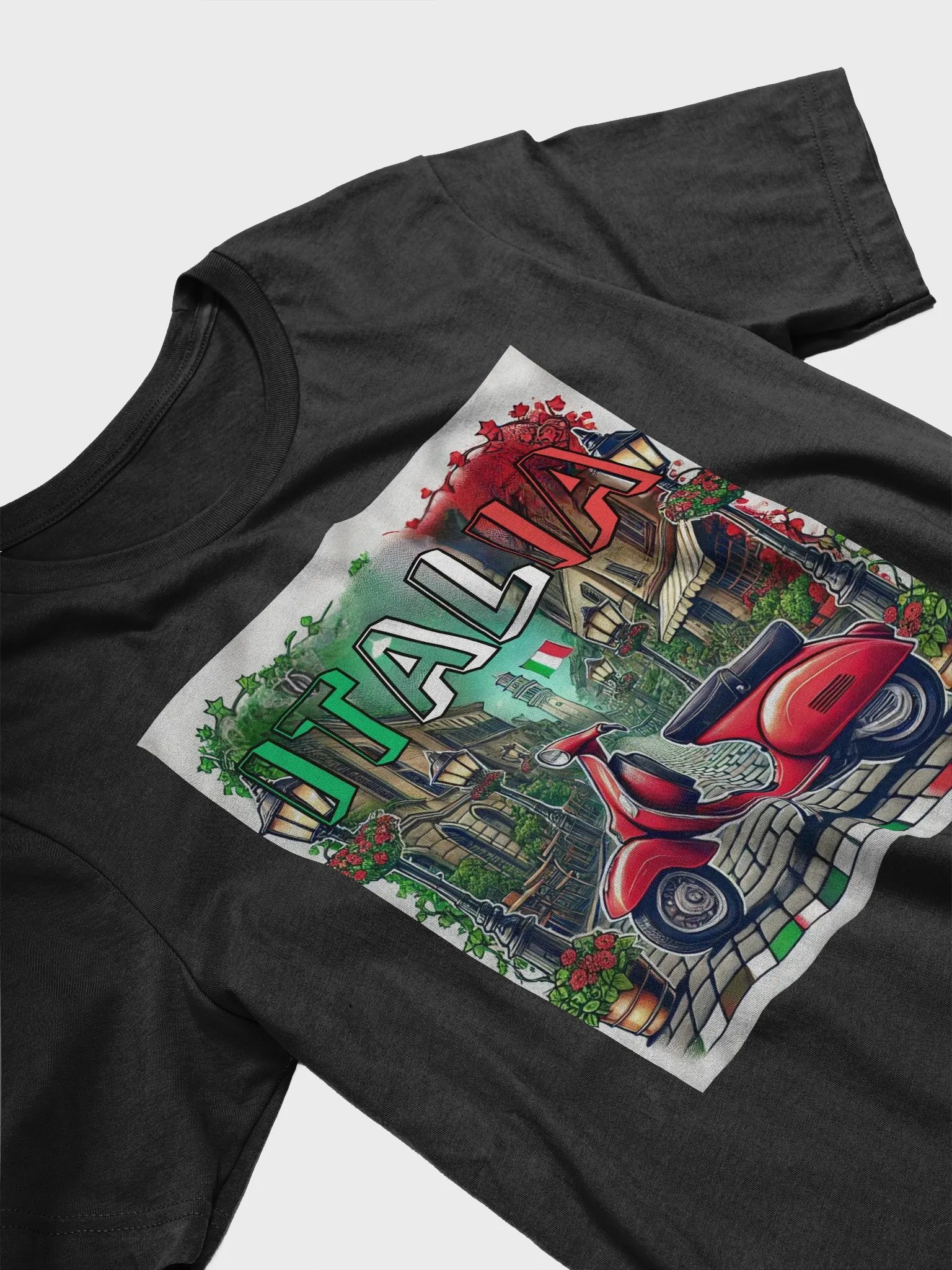 Italia Vespa Tee - Italian Themed Merch product image (3)