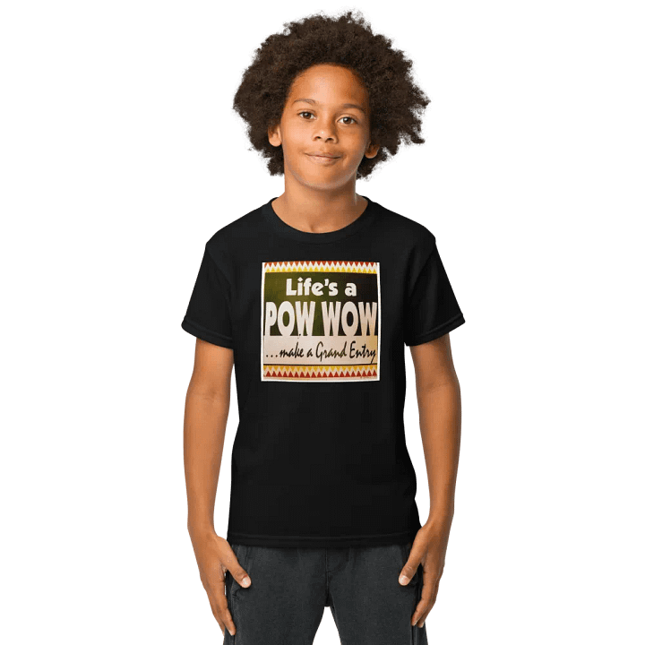 life's a powwow boys side t - shirts product image (1)