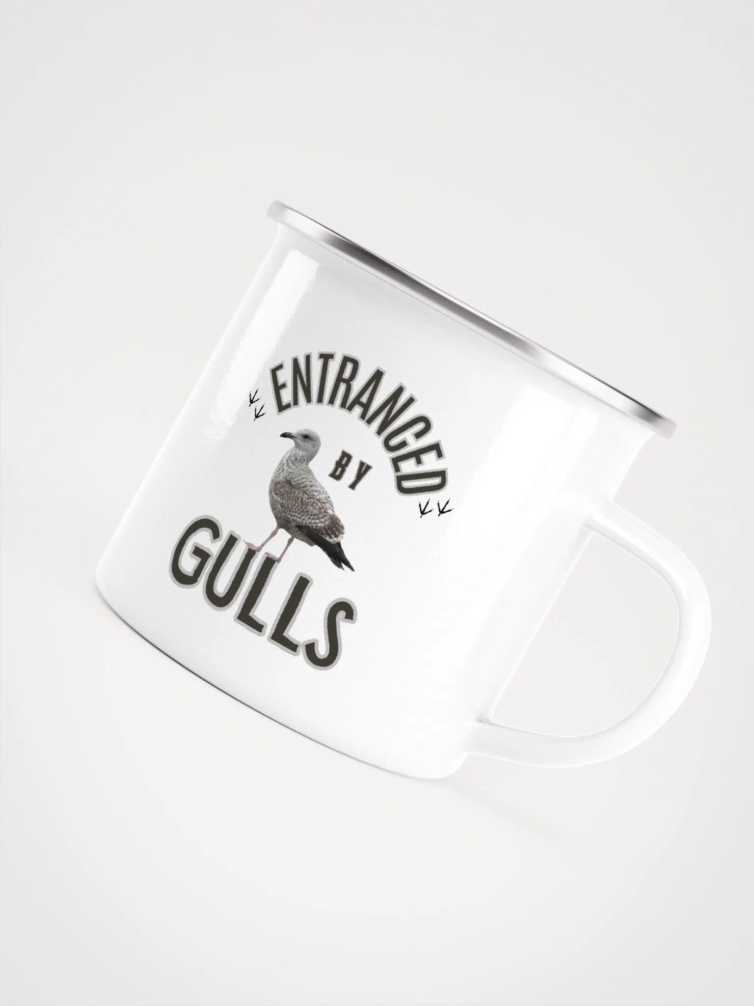 Entranced by Gulls Enamel Mug product image (5)