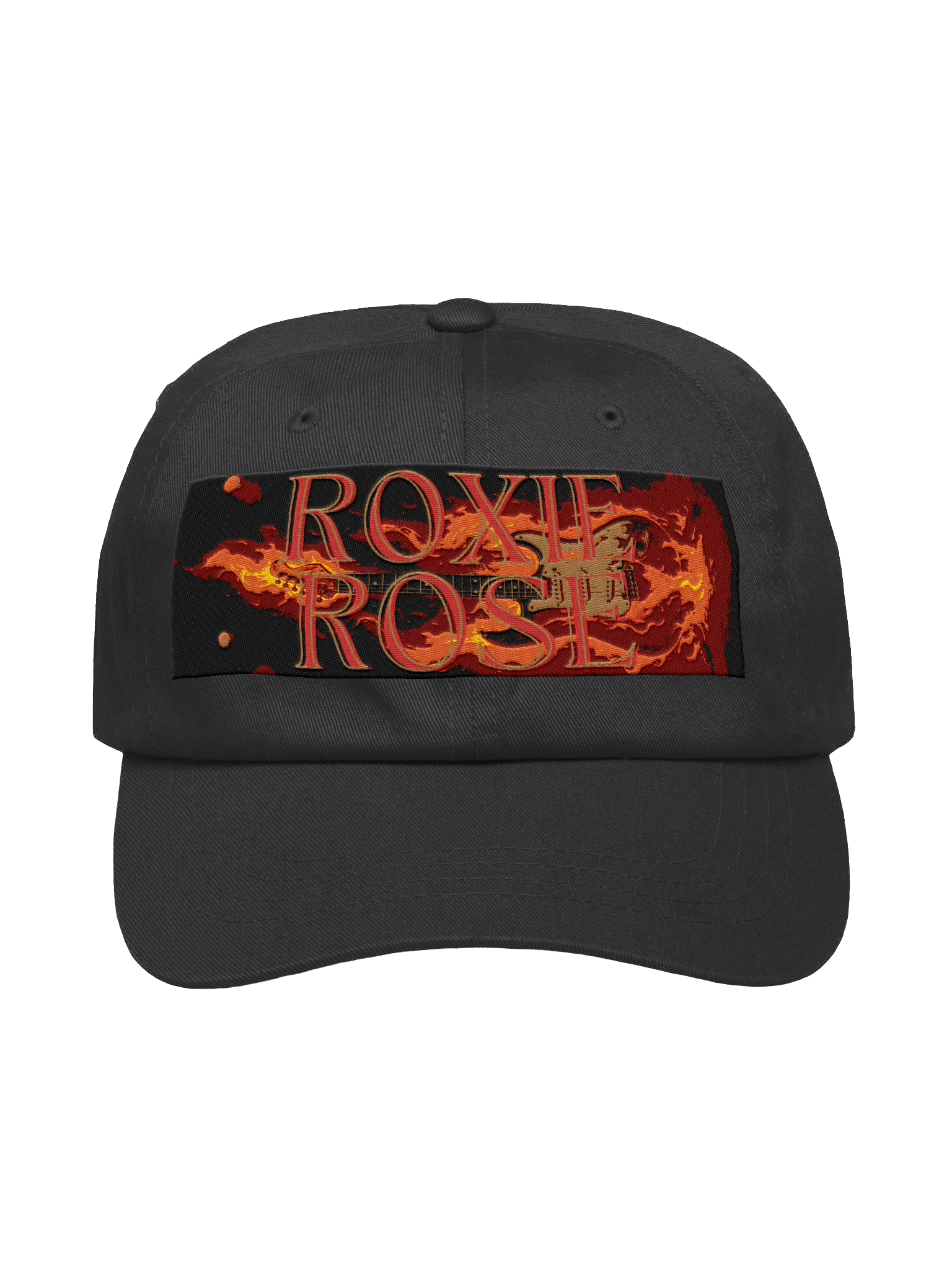 Roxie Rose Guitar Flames Hat product image (1)