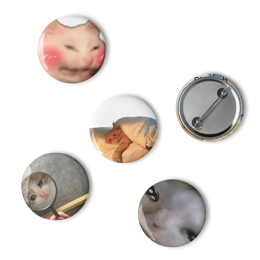 Set of Pin Buttons: Meme Cats 43 product image (6)