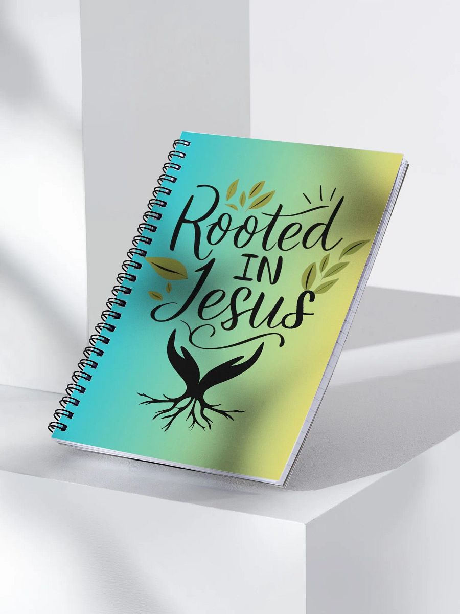 Rooted In Jesus Spiral Notebook product image (3)