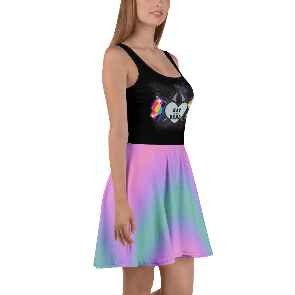 Kay_of_the_Dead Pride Logo Dress With Trigender Pride Skirt product image (3)