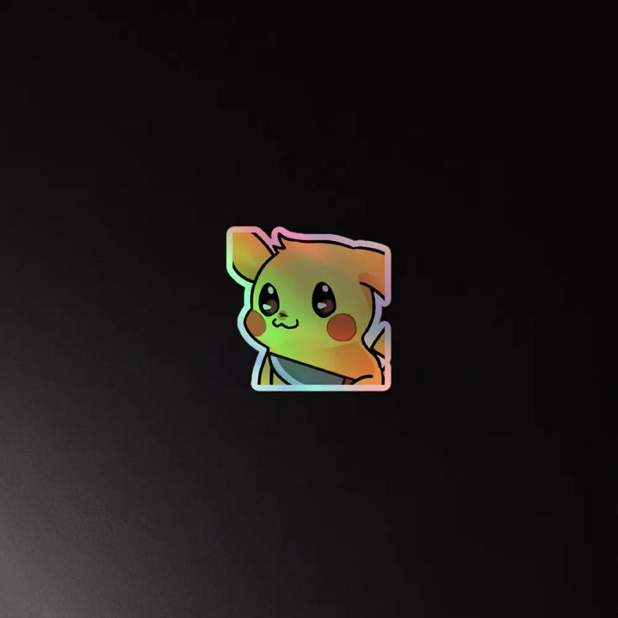 Sparkling Pikachu Holographic Sticker Set product image (4)