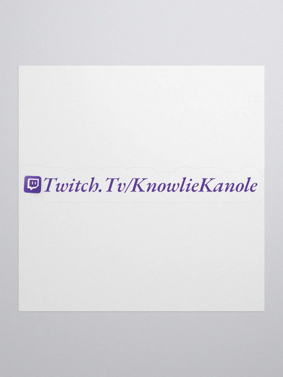 KnowlieKanole Promoter Stickers product image (1)