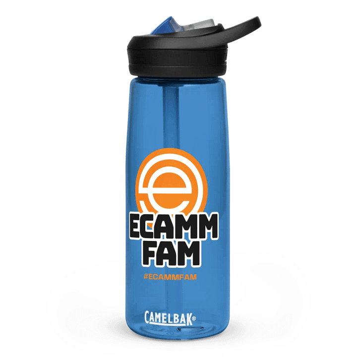 Orange Logo Ecamm Fam Water Bottle product image (1)