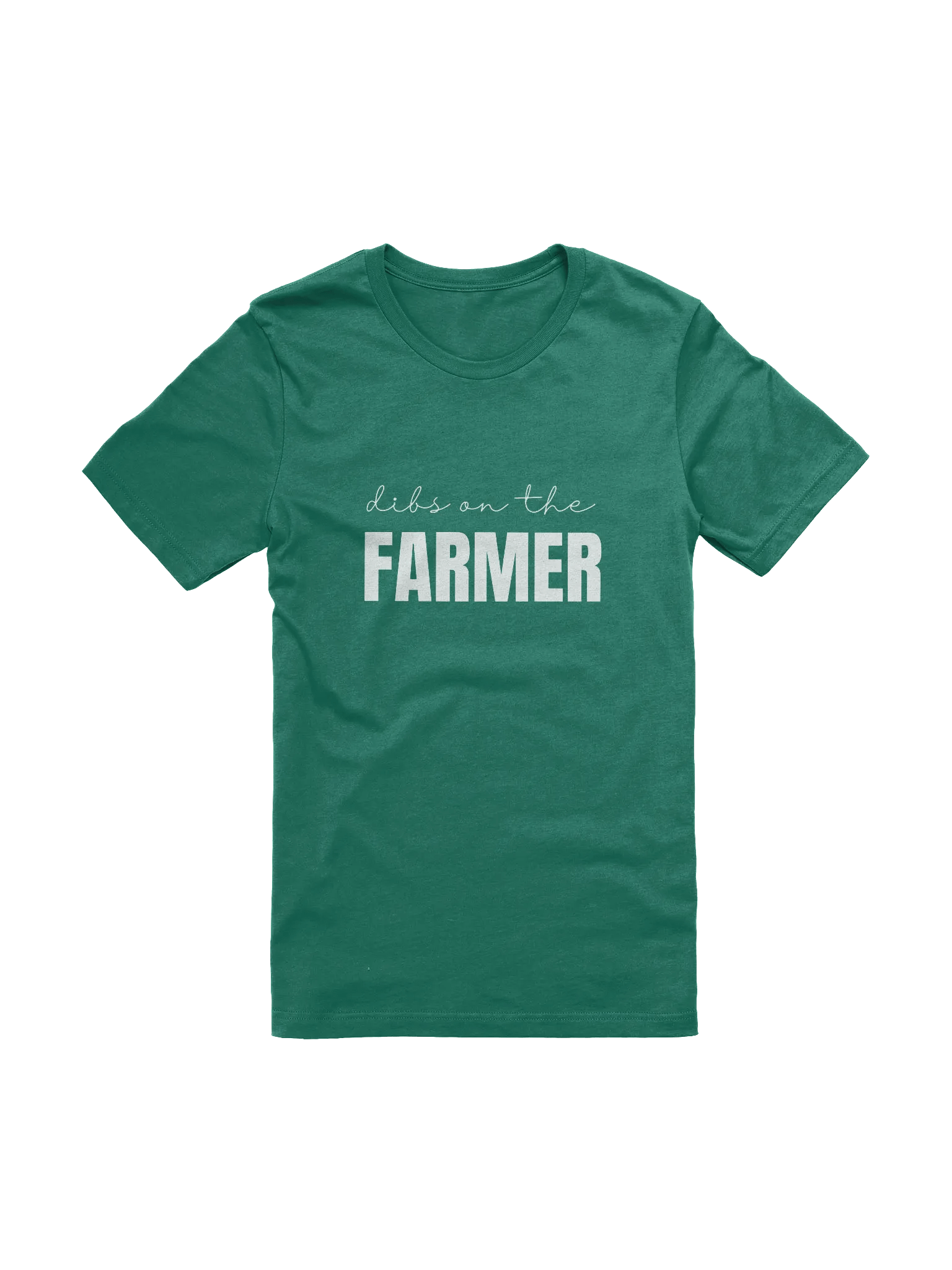 "Dibs on the farmer" t-shirt! (dark background) product image (1)