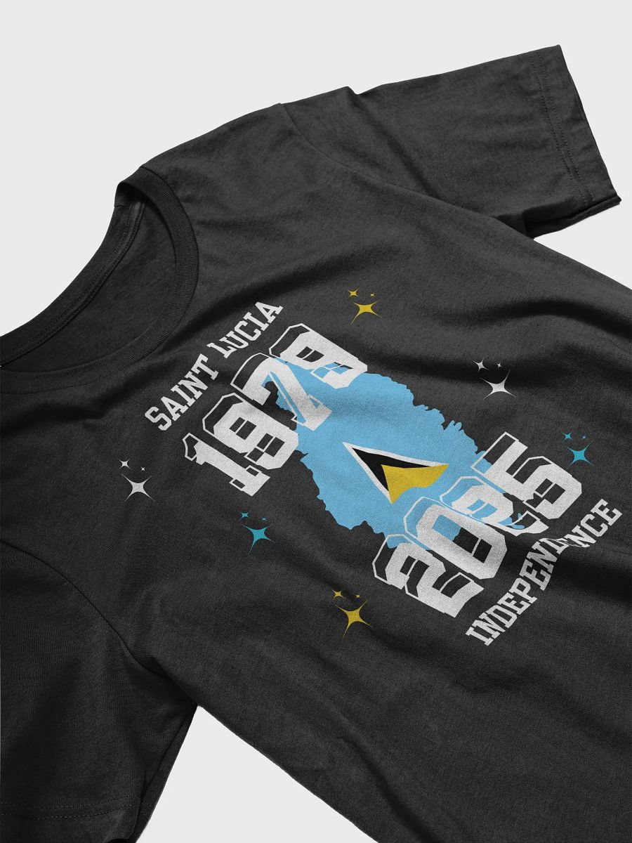 Heartfelt Emblem Saint Lucia Independence T-Shirt product image (43)
