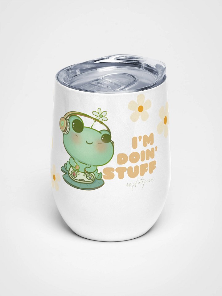I'm Doin Stuff Wine Tumbler product image (1)