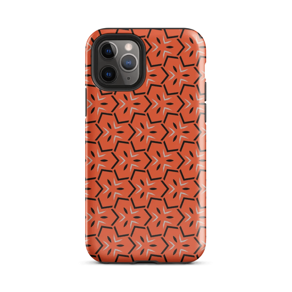 Onyx & Ember Geometric Pattern Tough iPhone Case product image (2)